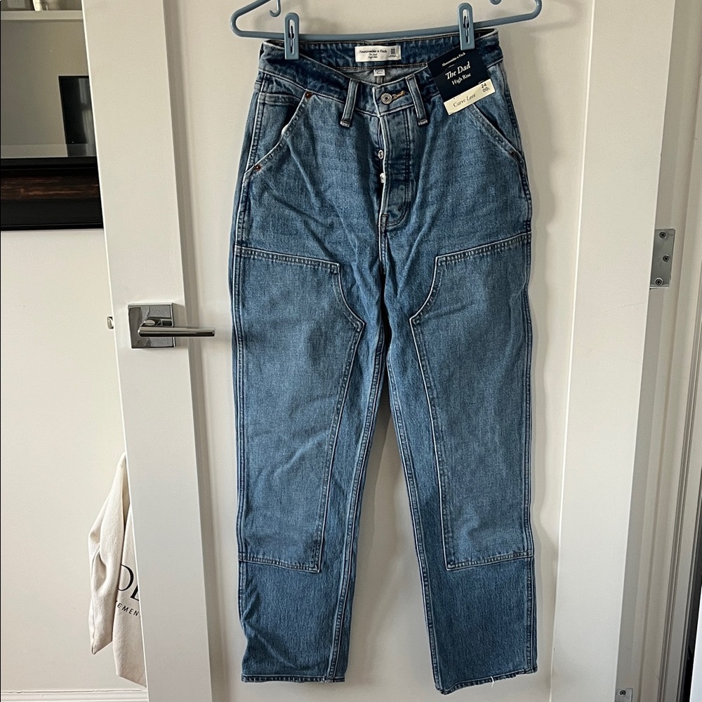 Abercrombie  “The Dad” High Rise Jean